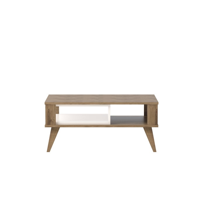 Hanah Home Ionis Mesa de Centro Roble y Blanco Hanah Home Ionis Mesa de Centro Roble y Blanco
